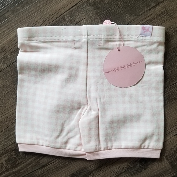 NWT Sweet Honey 5t Gingham Shorts - Picture 3 of 4
